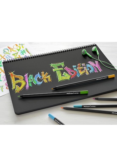 Faber-Castell Black Edition Boya Kalemi 12 Renk