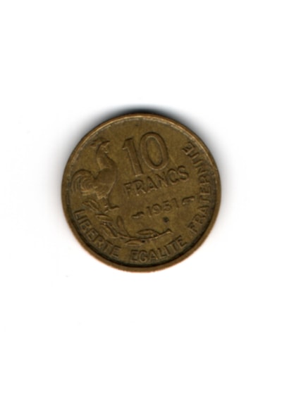 Fransa 10 Frank 1951 Mp2073