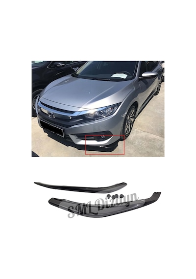 Honda Civic Fc5 Ön Flap-bıçak-lip