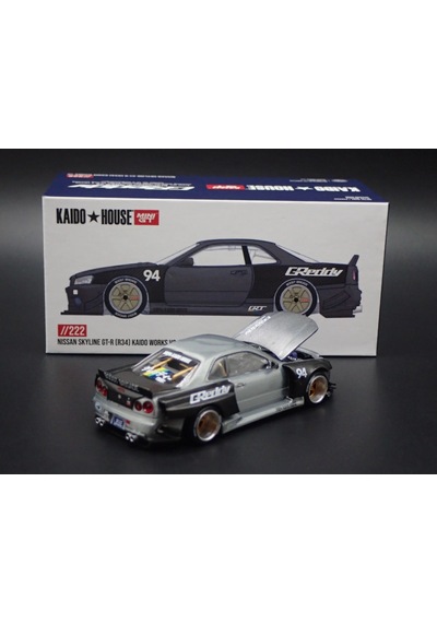 Mini Gt Kaido House Chase Nissan Skyline Gt-r R34 Kaido Works Greddy V2 222 2026