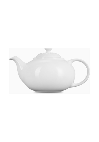 Le Creuset Paslanmaz Çelik Süzgeçli Seramik Çaydanlık, 1.3l Beyaz