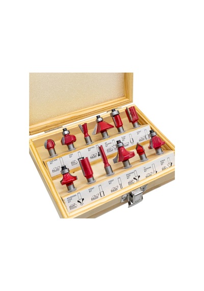 Rox Wood 0310 Ahşap Freze Seti 12 Parça Sap: 8mm