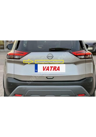 X-trail 1.5 Dıg-t Skypack 2022-2024 Uyumlu Yeni Nesil X-trail Krom Bagaj Yazısı 3m 3d Abs