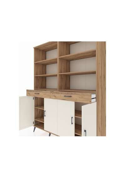 Hyperion Gardrop 10 Raflı 2 Çekmeceli 4 Kapaklı 176x44x221 Çam-aytaşı/çam Aytaşı/çam Hyperion Gardrop 10 Raflı 2 Çekmeceli 4 Kapaklı 176x44x221 Çam-aytaşı/çam Aytaşı/çam
