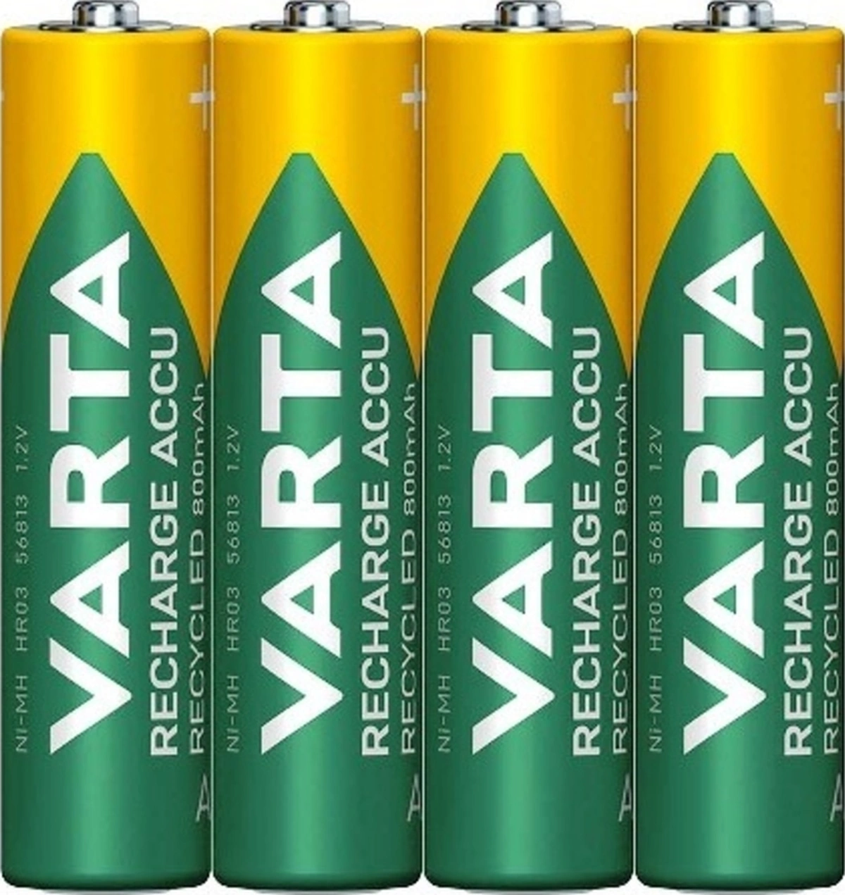 4 Adet Ready To Use 800mah Ni-mh Aaa Şarjlı Ince Pil
