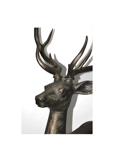 Özel Üretim Dekoratif Salon Modern Aksesuar Metal Geyik Biblosu 150 Cm Ksk318
