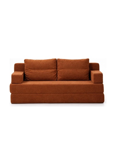 Homedius Rumy Yatak Olabilen Çift Kişilik Katlanır Koltuk 85x160 Cm Kiremit