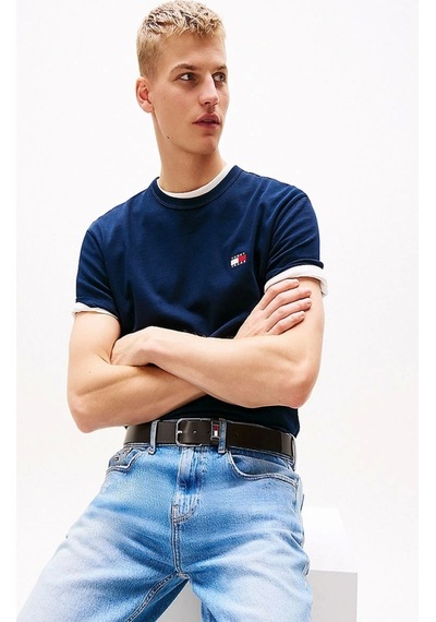 Tommy Hilfiger Tommy Jeans Erkek Lacivert T-shirt Lacivert