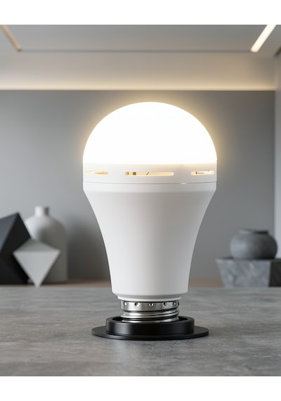 Şarj Edilebilir Led Ampul Soğuk Beyaz E27 Uczzz35wşarjlıampul-8 Diğer