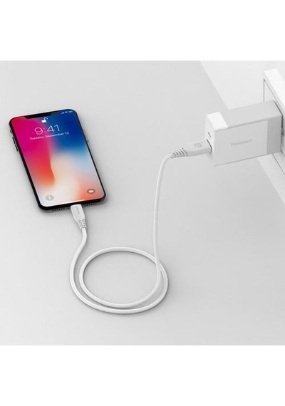 Tronsmart Apple iPhone Uyumlu Için Mfı Lightning 1.2M Şarj Kablosu Beyaz