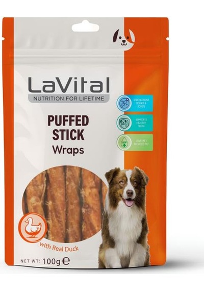 Lavital Ördek Etli Sarılı Ve Dolgulu Köpek Ödülü 100 Gr