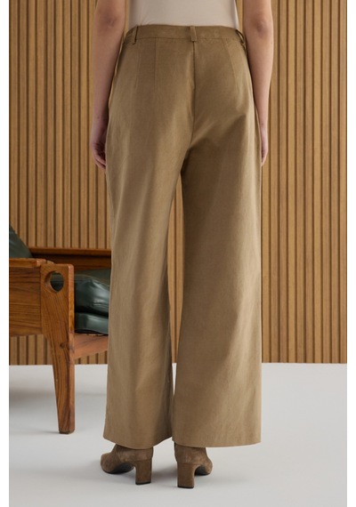 Aker Camel Kadife Pantolon Camel Camel