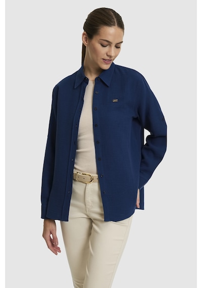 U.S. Polo Assn. U.s. Polo Assn. Kadın Lacivert Gömlek Desenli 50324689-vr033