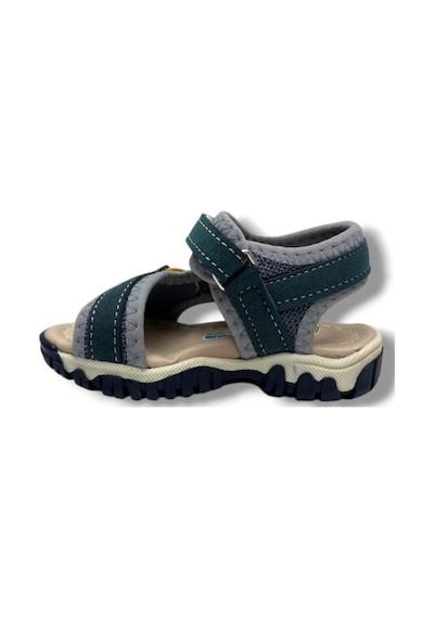 Arzen Bebe 225-26 Cırtlı Anatomik Erkek Bebek Sandalet Petrol Gri 19-21