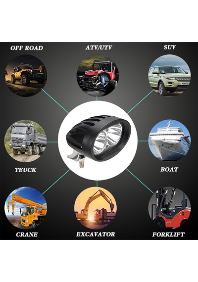 OTO Motosiklet LED Far Sis lambası Çalışma lambası  led İş Lamba