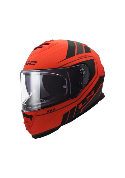 Ls2 Storm 2 Fıst Orange Black Kask Renkli