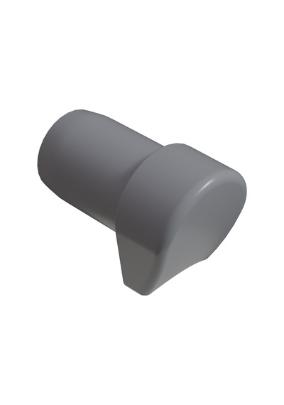 Cateksss 25 Mm At Nalı Sandalye Pabucu 1.5 Mm Antrasit Gri Ral 7035 - 4 Lü Paket