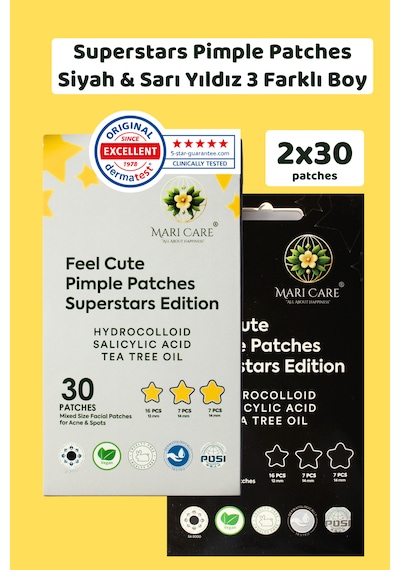 Mari Care Feel Cute Pimple Patches 2'li Avantajlı Set 60 Adet