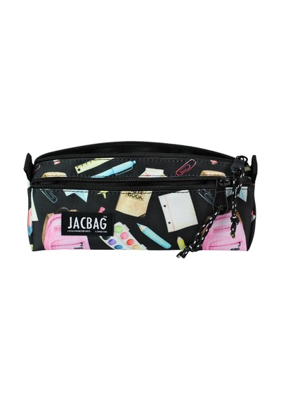 Jacbag Dual Prıme-çift Bölmeli Üçgen Tip Kalem Kutusu Dual Prime-pastel Pop renkli