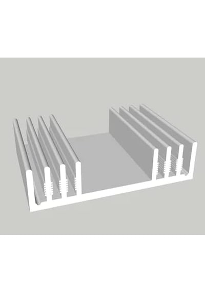 10as Alüminyum Soğutucu - 78mm X 20mm X 50mm Diğer