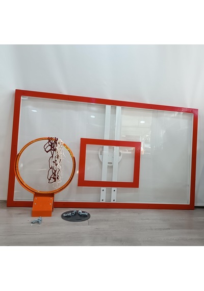 Mia Basketbol Panya Seti 105 180 8 Mm Solid Polikarbon 45 Cm Yaylı Çember