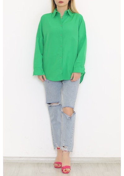 Mokashopin - Salaş Gömlek Açıkyeşil - 293.1247. 001