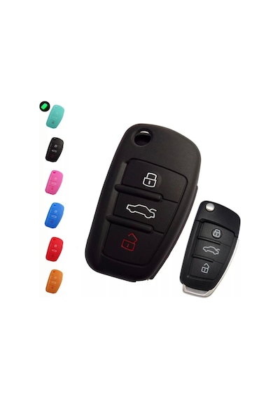 Audi Uyumlu A1 A3 A4 A6 Q3 Q6 Tt Anahtar Kilifi Slikon Anahtarlik 445400726