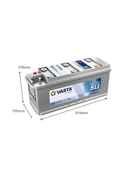 Varta J10 12v 130 Ah 1000a Promotive Slı Akü Üretim Yılı:2026