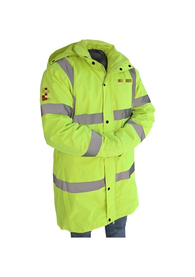 Kapitone Astar Reflektörlü İş Güvenliği Parka Mont Xl Çok Renkli