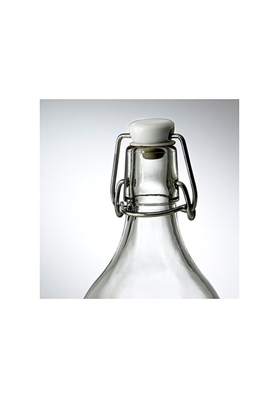 Şeffaf Cam Şişe Tıpalı Yağ Sirke Içecek Bira Su Kombucha Kefir Soda Için Sallanan Şişeler 481 Ml Çok Renkli