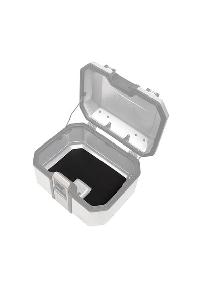 Tr48 Silver Motosiklet Arka Çanta 48 Litre Kapasiteli Top Case Motor Çanta Alümimyum Çok Renkli