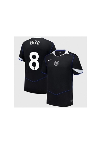 Chelsea 2025/26 Yeni Sezon Enzo Alternatif Forması Black Çok Renkli