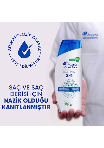 Klasik Bakım 2si1 Arada Şampuan 625 Ml Tüm Saç Tipleri