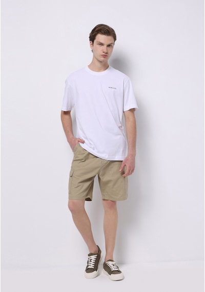 Colin's Colins Regular Fit Orta Bel Düz Erkek Bej Şort Cl1074525 Q1.v2 Dbg Bej
