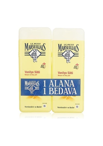 Le Petit Marseillais Vanilya Sütü Duş Jeli 400 Ml X 2 Adet Acai Üzümü