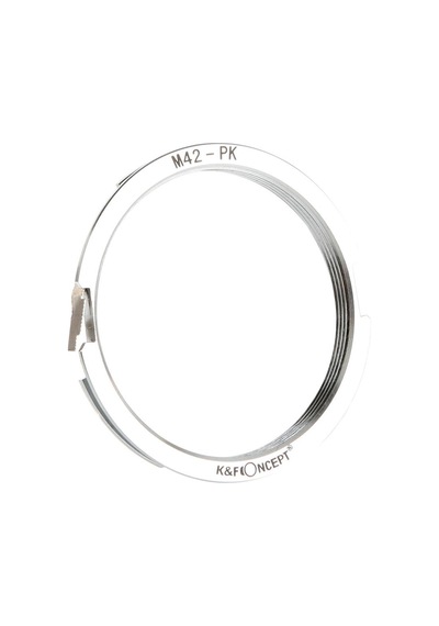 K&F Consept M42 Vidalı Lensler - Pentax K Lens Montaj Adaptörü