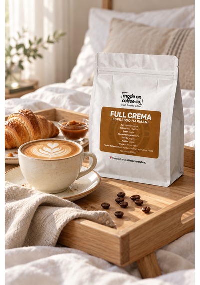 Full Crema Espresso Harmanı 200 Gr Medium Kavrum Kalın Krema Moka Pot