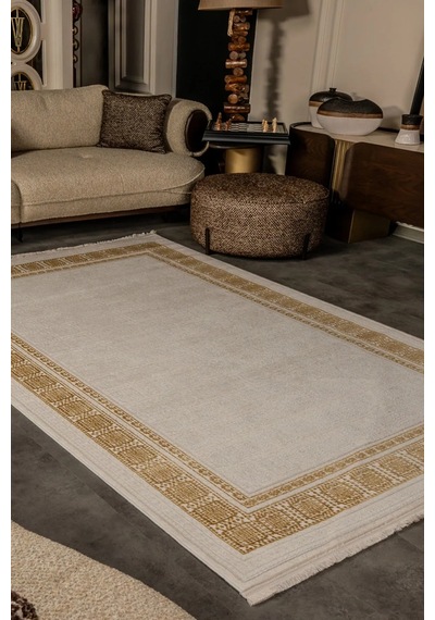 Kreasyon Halı Cunda Cn004 Bej Makine Halısı
