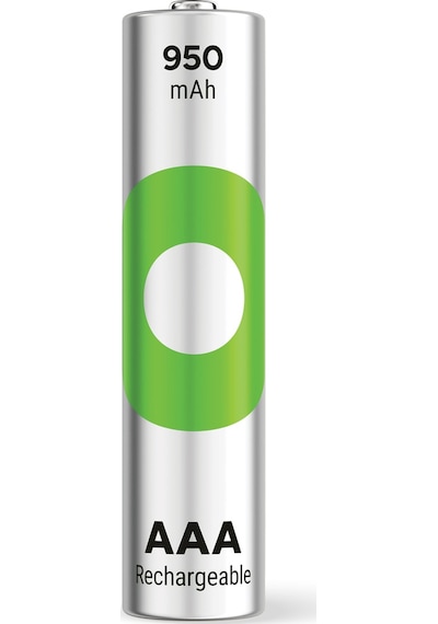 GP ReCyko 661094 1000 Serisi 950 mAh AAA Ni-MH Şarj Edilebilir İnce Kalem Pil 4 + 2'li