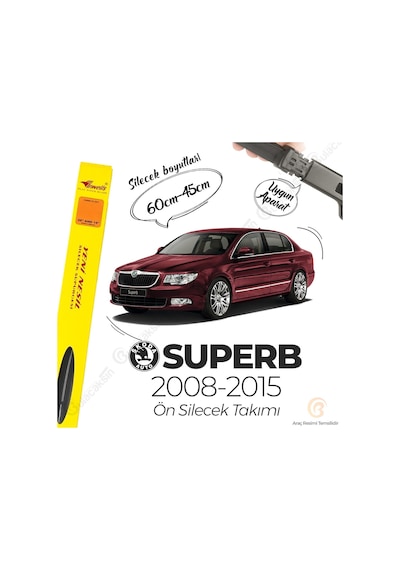 Skoda Superb Muz Silecek Takımı 2008-2015 İnwells