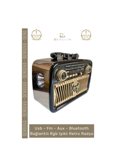 Radyo Everton Rt552 Bluetooth Nostalji Retro Usb Güçlü Şarjlı Radyo Mp3 Player Müzik Kutusu