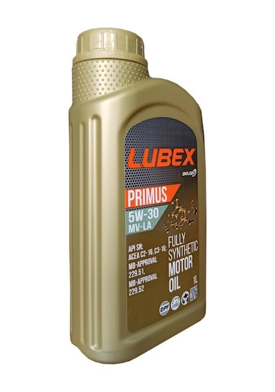 Lubex Primus Mv-La 5W-30 Tam Sentetik Motor Yağı 12 x 1 L