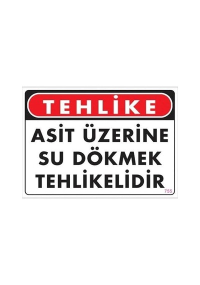 Katar Asit Üzerinde Su Dökmek Tehlikelidir