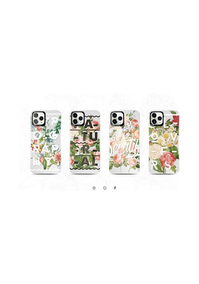 Kajsa Apple Uyumlu iPhone 12 Pro Max Kılıf Çiçek Desenli Kajsa Floral Kapak ZORE-218921