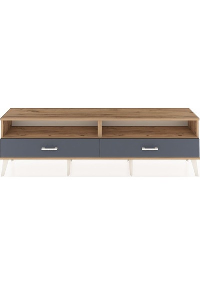 Arges Tv Ünitesi 2 Raflı 2 Çekmeceli 176x30x51 Çam-çam/antrasit Atlas Çam/antrasıt Arges Tv Ünitesi 2 Raflı 2 Çekmeceli 176x30x51 Çam-çam/antrasit Atlas Çam/antrasıt