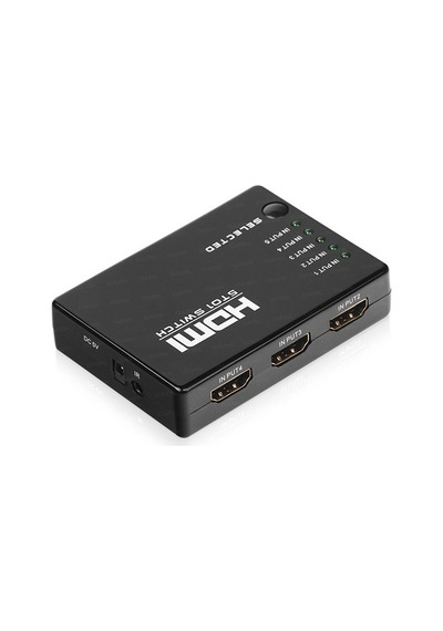 Hdmı Switch 5 Giriş 1 Çıkışlı Uzaktan Kumandalı Çoklayacı