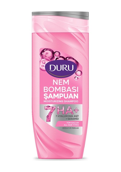 Duru Nem Bombası Güç Ve Parlaklık Şampuan 600 Ml - 8 Adet Tarı
