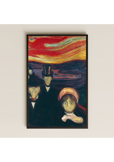 Edvard Munch Anxiety Kaygı Uv Baskı Pvc Tablo