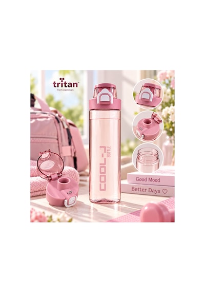 Matara Kilitli 700 Ml Trıtan 4 Renk Mıx Pembe