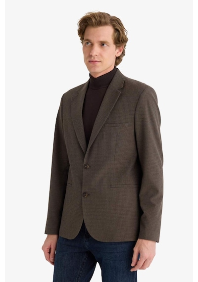 Defacto Modern Fit Blazer Ceket F7655ax25aubn571 Kahve